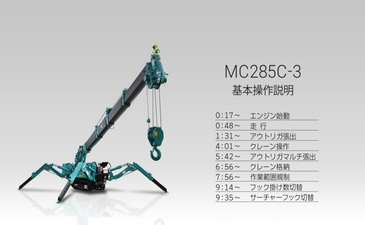 かにクレーン MC285C-3 操作説明